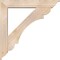 Ekena Millwork Olympic Traditional Smooth Bracket w/ Offset Brace, Douglas Fir, 7 1/2"W x 44"D x 44"H BKT0806X44X44OLY01SDF - alternate 2